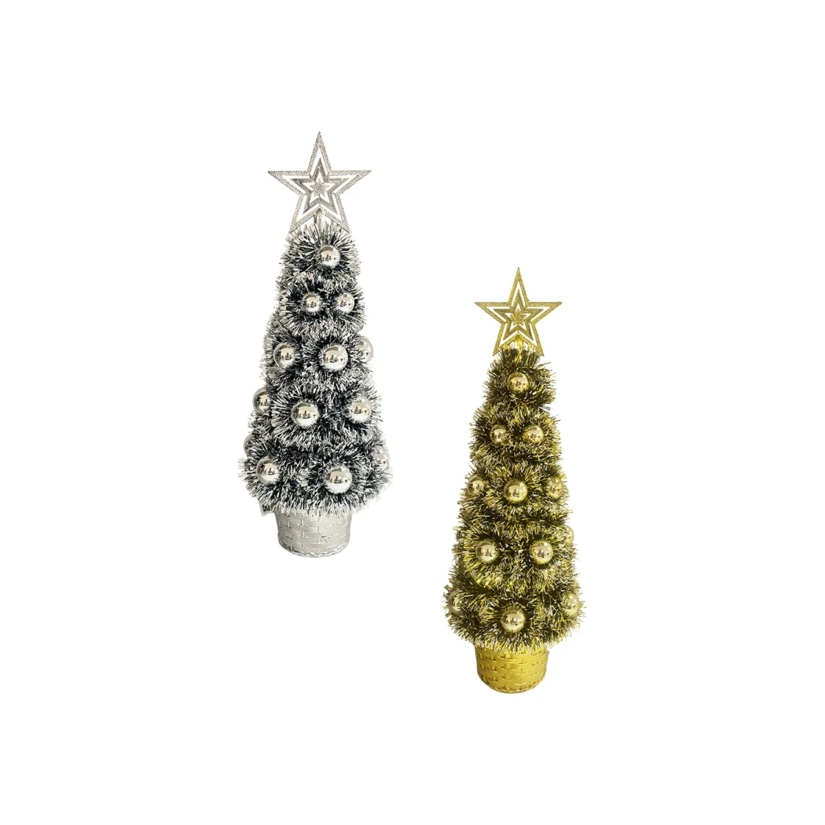 ADORNO ARBOL NAVIDEÑO CON LUZ 35CM