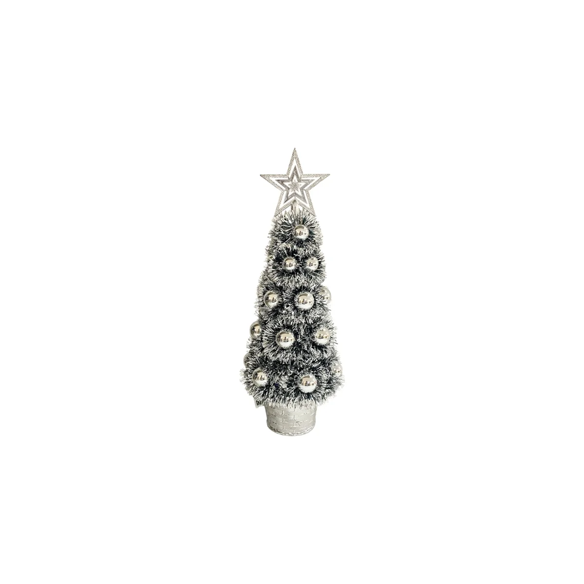 ADORNO ARBOL NAVIDEÑO CON LUZ 35CM