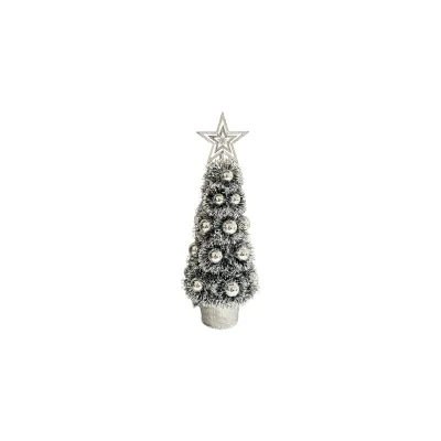 ADORNO ARBOL NAVIDEÑO CON LUZ 35CM