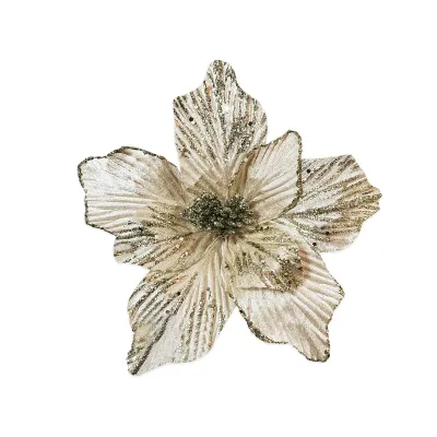 FLOR NAVIDEÑA CHAMPAÑA (BDJX100)