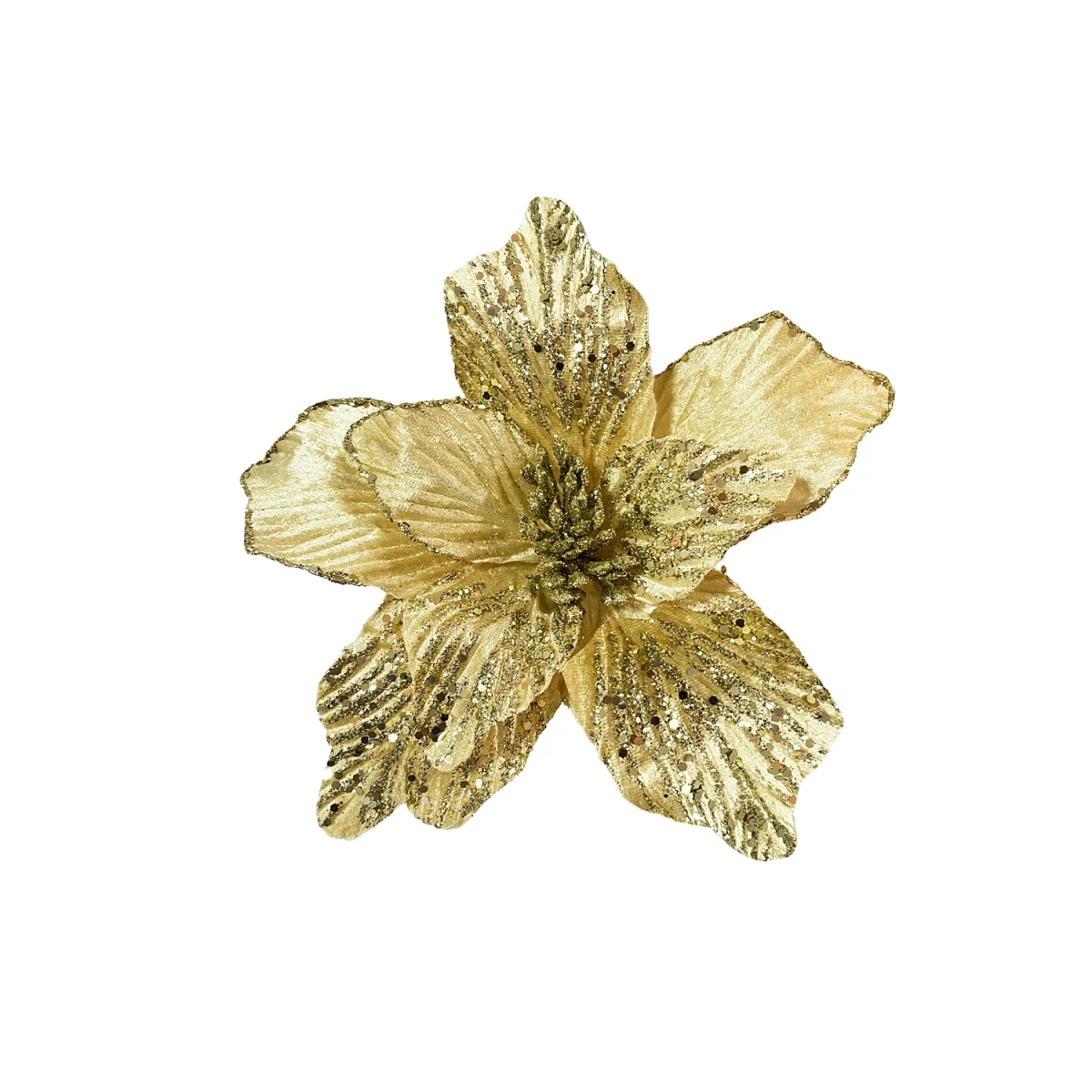 FLOR NAVIDEÑA DORADA (BDJX100)