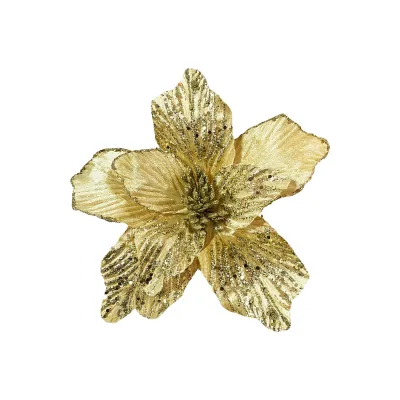 FLOR NAVIDEÑA DORADA (BDJX100)