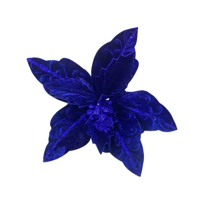 FLOR NAVIDEÑA AZUL (BDJX80)