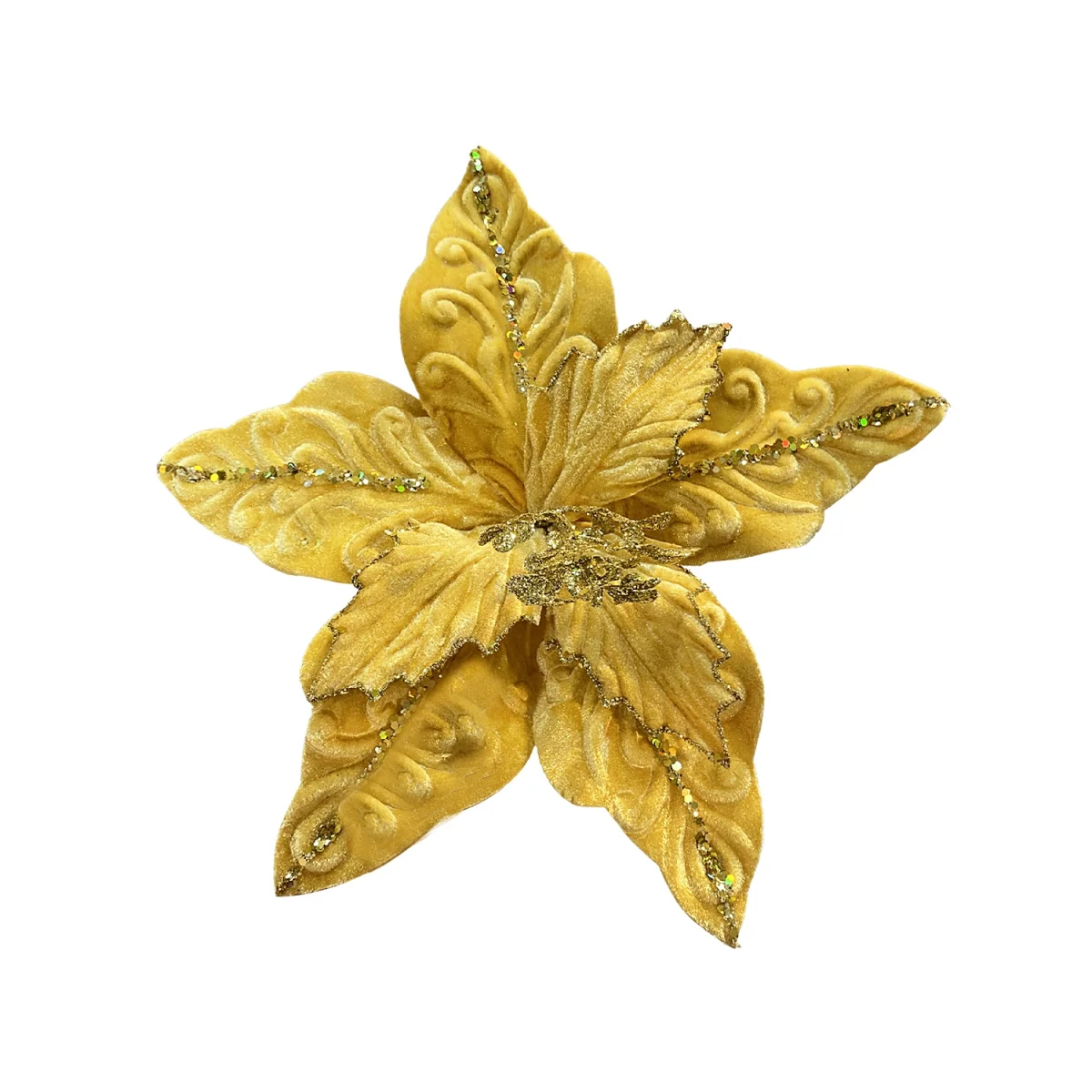 FLOR NAVIDEÑA DORADA (BDJX80)
