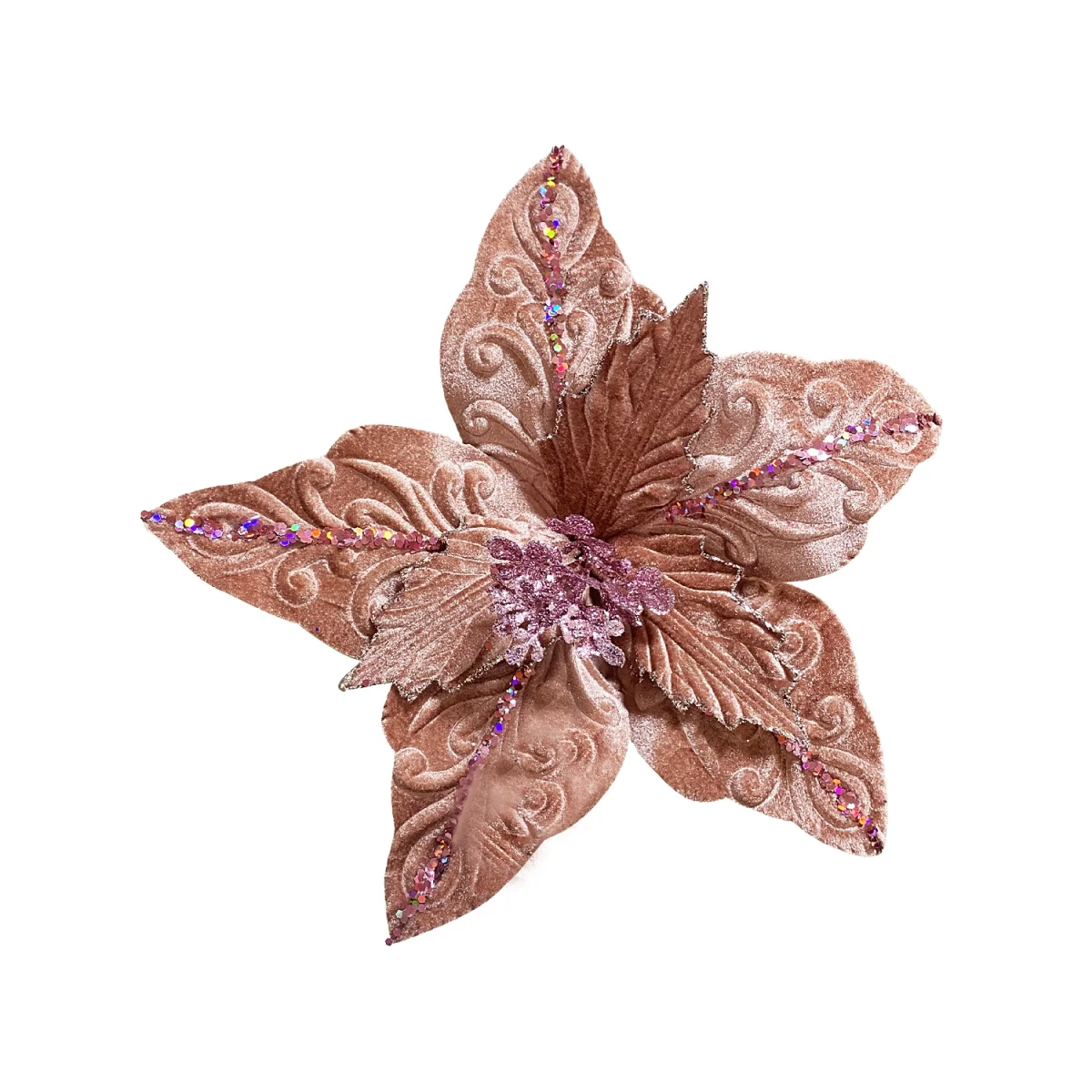 FLOR NAVIDEÑA PALO ROSA (BDJX80)