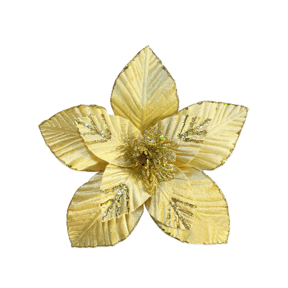 FLOR NAVIDEÑA DORADA (BDJX80)
