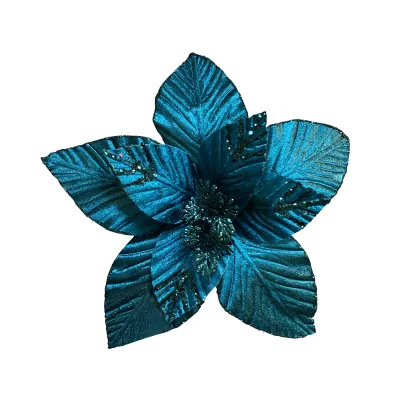 FLOR NAVIDEÑA VERDE ESMERALDA (BDJX80)