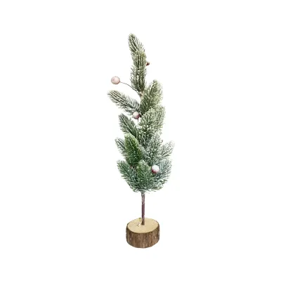 ADORNO PLANTA NAVIDEÑA EN MADERA