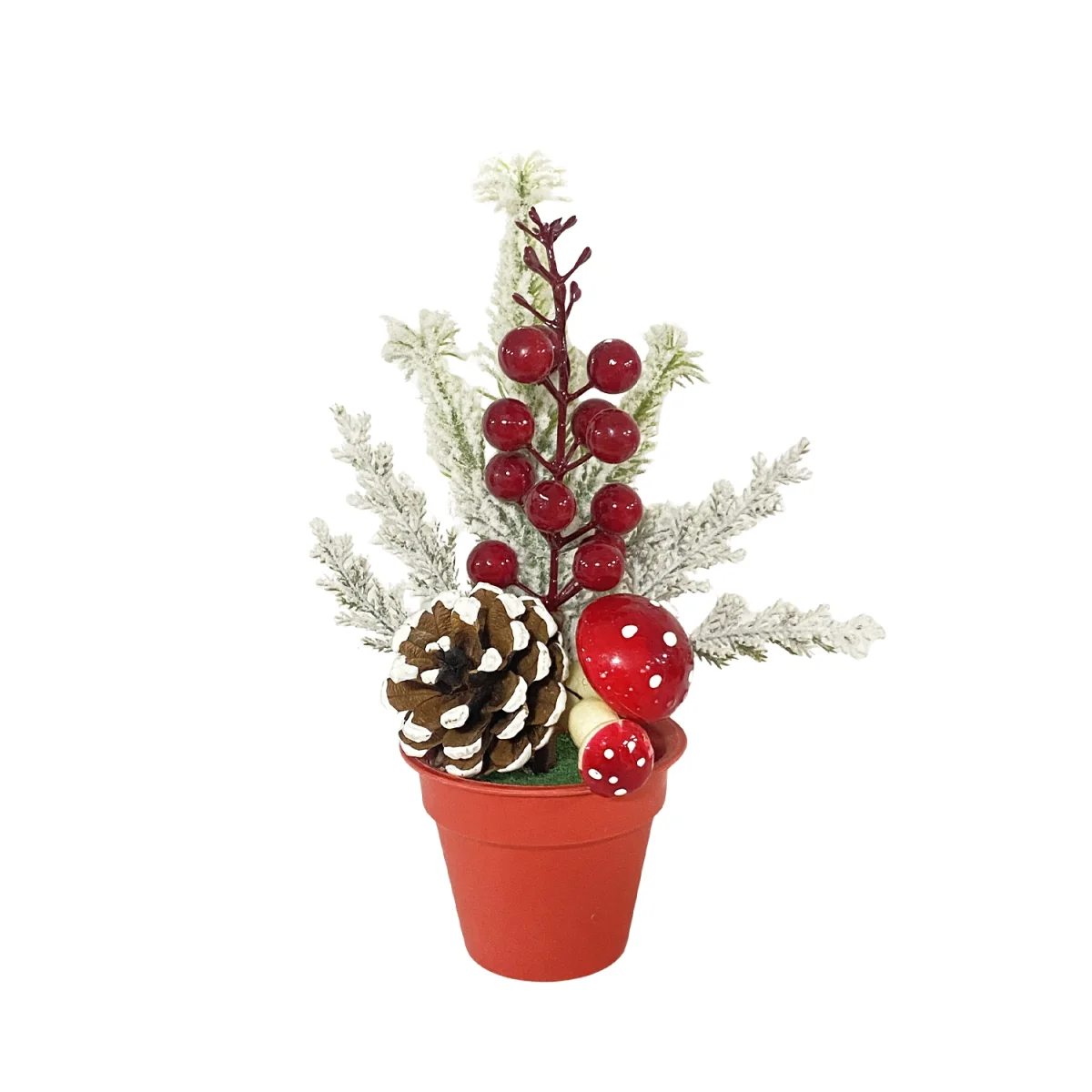 ADORNO PLANTAS NAVIDEÑAS EN MATERA