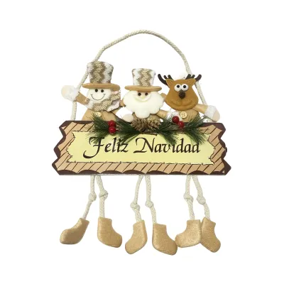 COLGANTE MUÑECOS NAVIDEÑOS