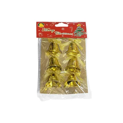 ADORNO CAMPANA NAVIDEÑA X6