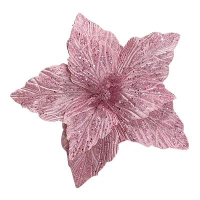 FLOR NAVIDEÑA ROSADA 40CM (BJX60)