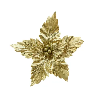 FLOR NAVIDEÑA DORADA (BDJX100)