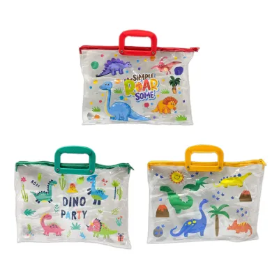 CARPETA TRANSPARENTE DINOSAURIOS (PQTX5)