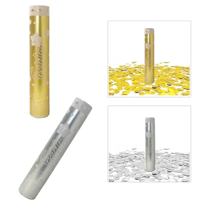 LANZA CONFETI METALIZADO D/P 30CM