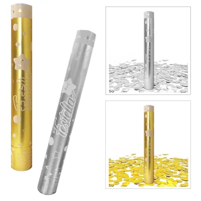 LANZA CONFETI METALIZADO D/P 40CM