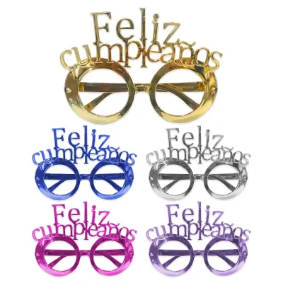 GAFAS BRILANTES FELIZ CUMPLEAÑOS PARA FIESTA (PQTX12)