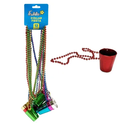 COLLAR COPA METALIZADA PARA FIESTA 7MM (PQTX12)