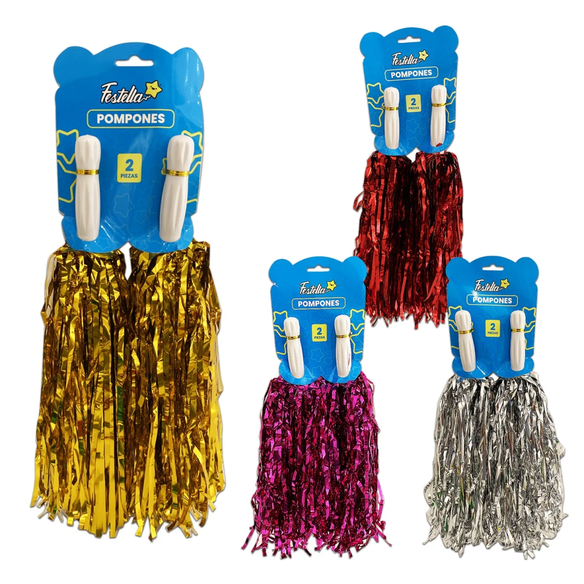 POMPONES DE COLORES 30G (PQTX12XCOLOR)