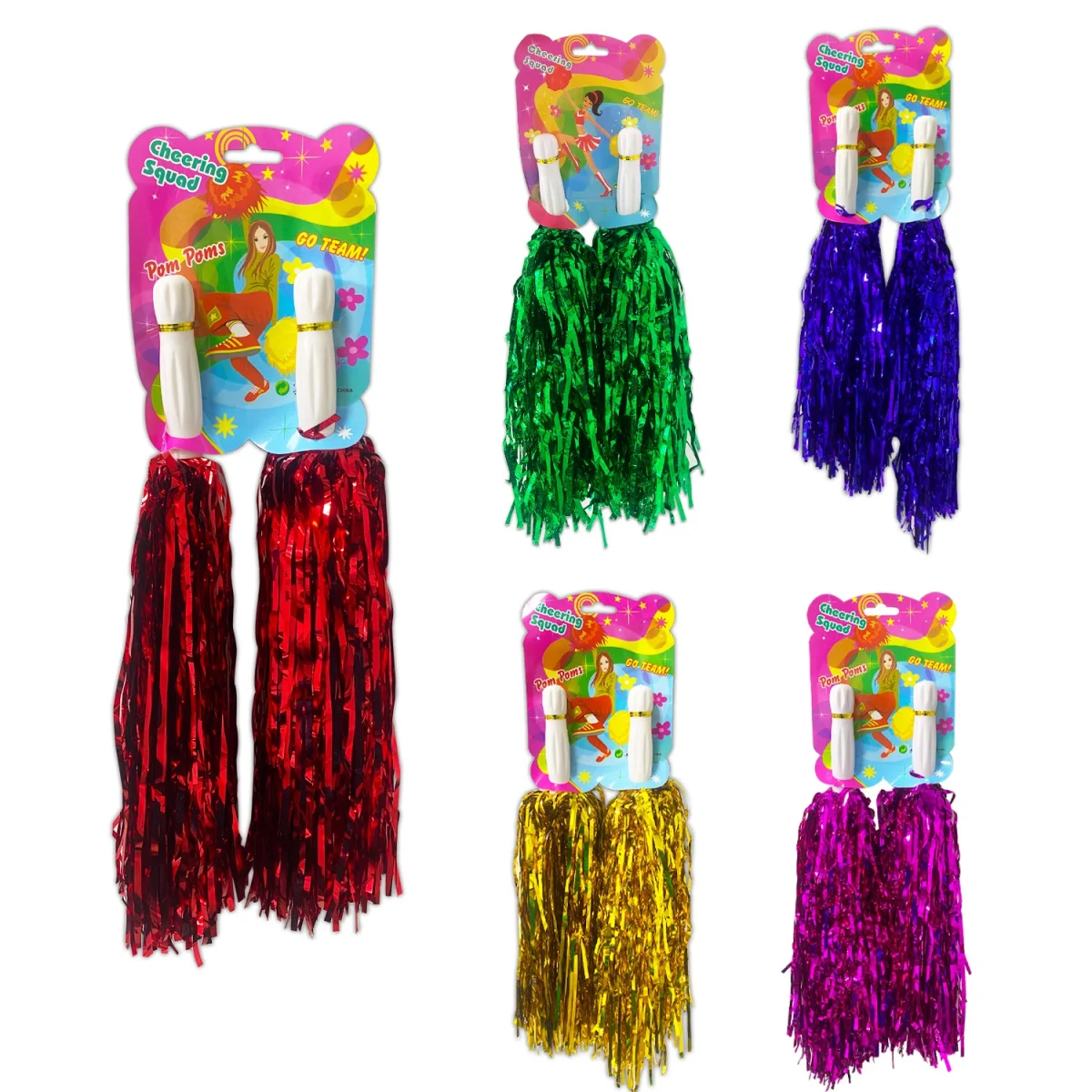 POMPONES DE COLORES 30G (PQTX12XCOLOR)