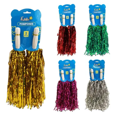 POMPONES DE COLORES 30G (PQTX12)