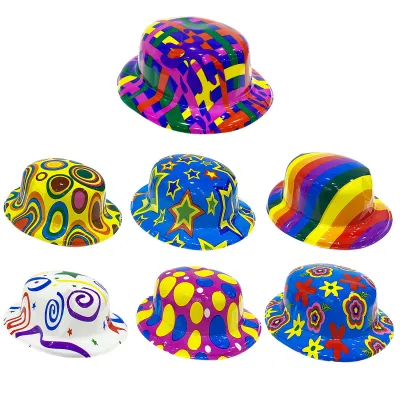 SOMBRERO DE FIESTA ESTAMPADO 26*23*8CM (PQTX12)