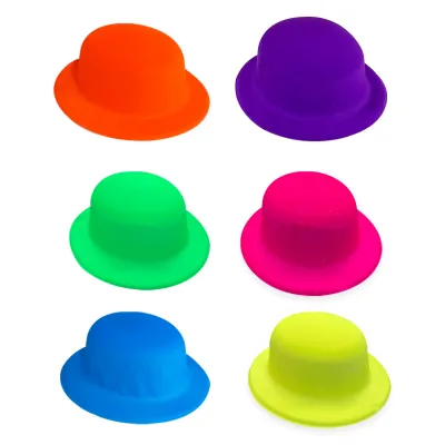 SOMBRERO FIESTA LISO SURTIDO (PTQX12)