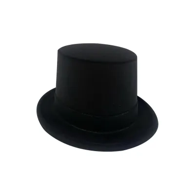 SOMBRERO FIESTA GAMUZADO NEGRO (PQTX12)