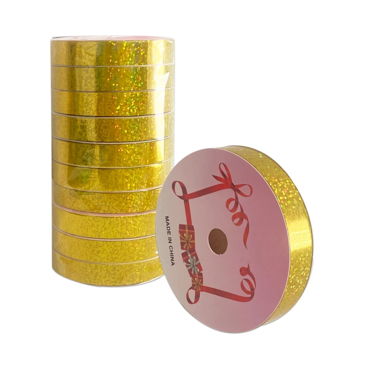 CINTA DECORATIVA LISA DORADA (TUBOX10):