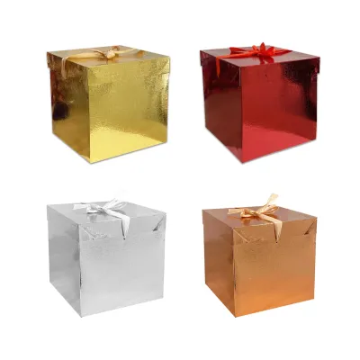 CAJA REGALO HOLOGRAMA 15*15*15CM (PQTX12)