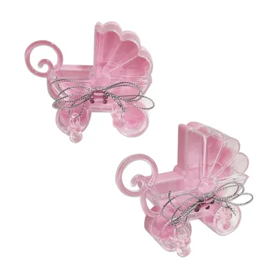 RECORDATORIO COCHE ROSADO (PQTX12)