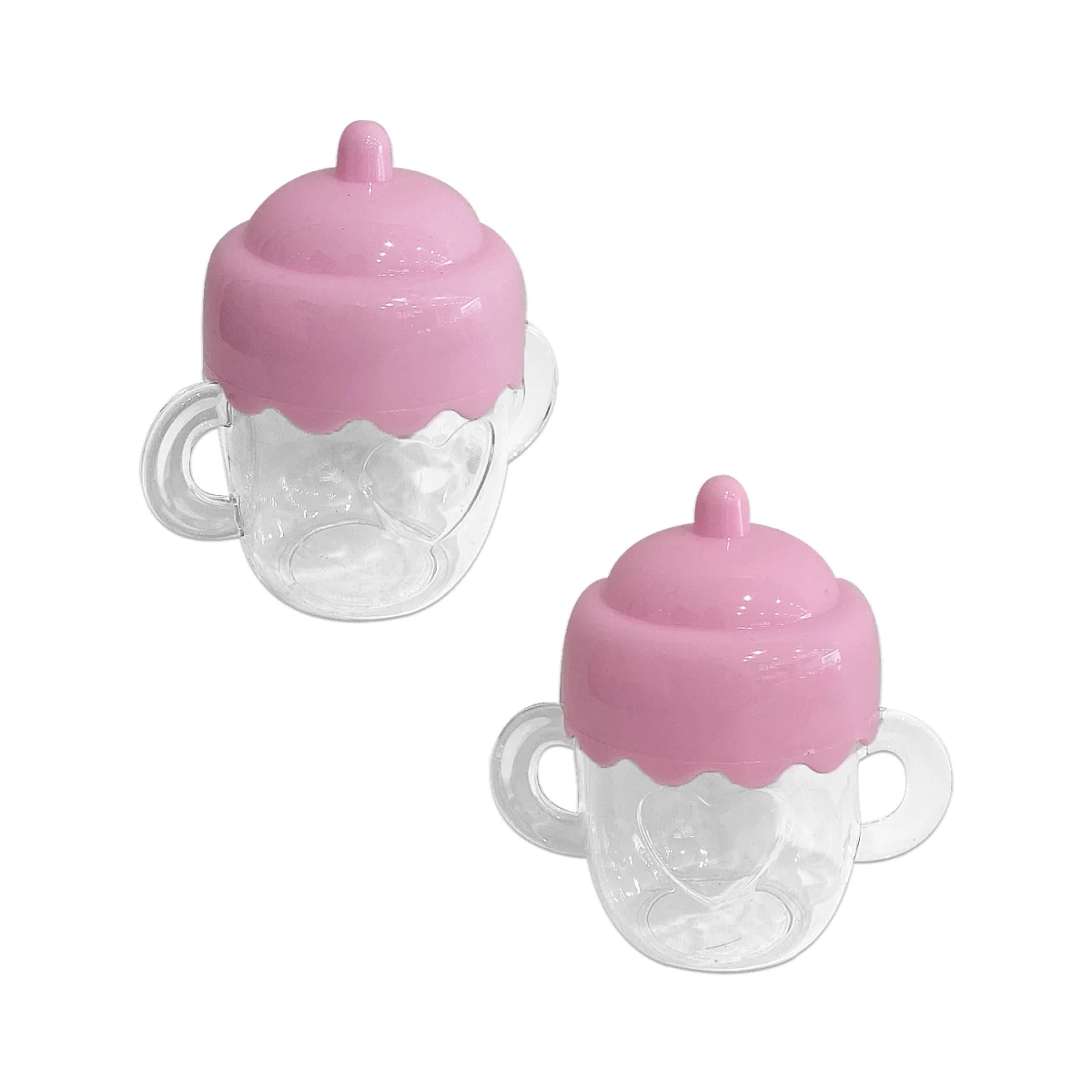 RECORDATORIO TETERO BABY SHOWER ROSADO (PQTX12)