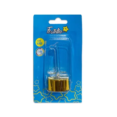 LAMPARA LED # 1 CON BASE DORADA (CJX60)