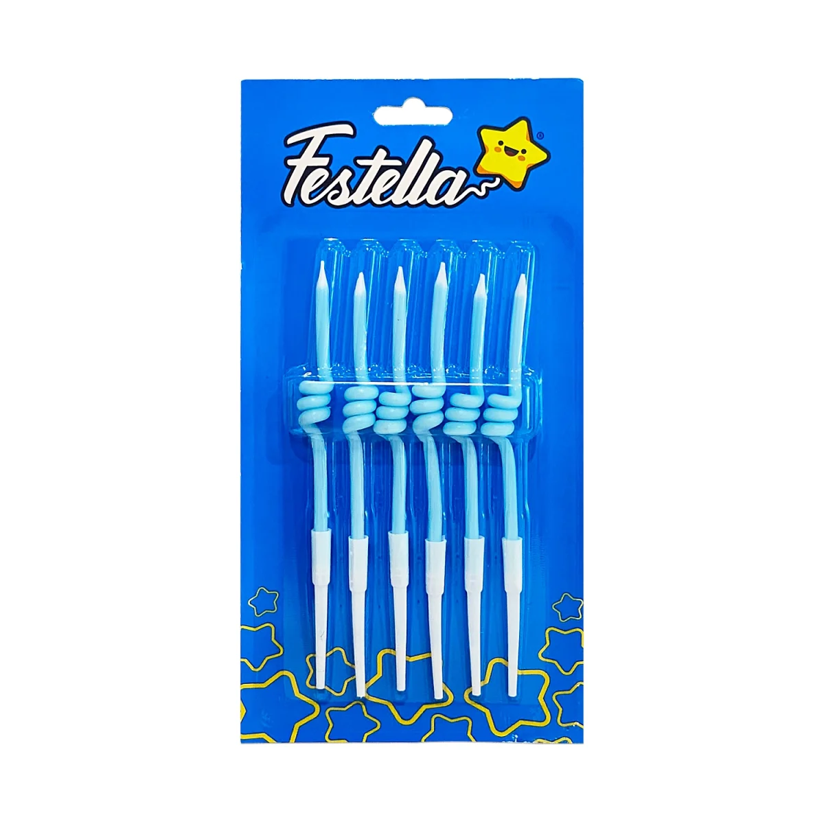 VELA X6 ESPIRAL AZUL