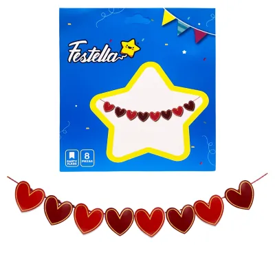 LETRERO CORAZONES (PQTX12)