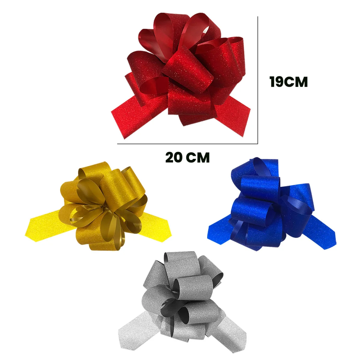 MOÑO DECORATIVO 5CM*1.28M (PQTX20)