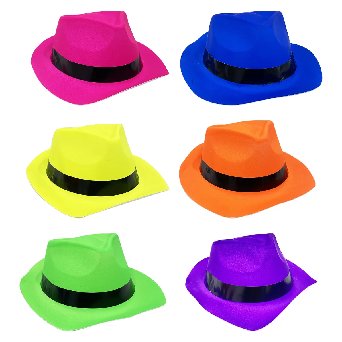 SOMBRERO FIESTA LISO SURTIDO (PQTX12)