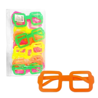 GAFAS CUADROS PARA FIESTA (PQTX12)