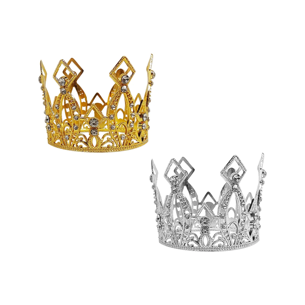 CORONA METALICA DECORATIVA 7CM