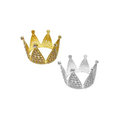 CORONA DECORATIVA METALICA 6CM