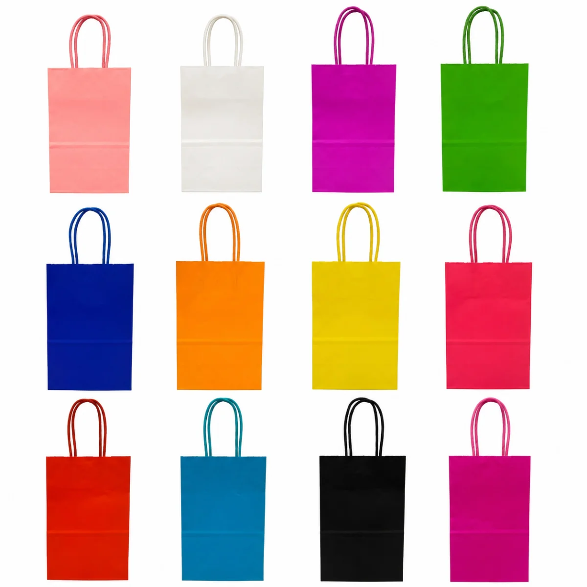 BOLSA REGALO SURTIDA DE PAPEL 13*21*8CM (PQTX12)