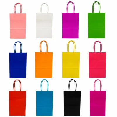 BOLSA REGALO SURTIDA DE PAPEL 13*21*8CM (PQTX12)
