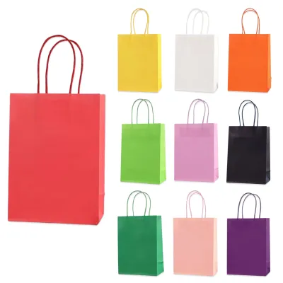 BOLSA DE REGALO COLORES 22*27*11CM (PQTX12XCOL)