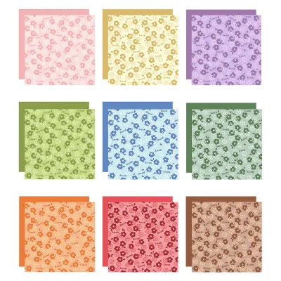 PAPEL COREANO FLORES SURTIDO X20XCOL
