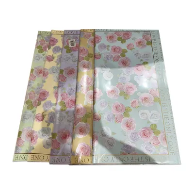 PAPEL COREANO ROSAS SURTIDO X20XCOL