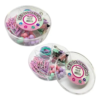 SET DE OFICINA PASTEL 4 EN 1