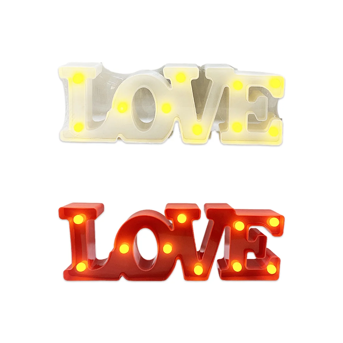 LAMPARA LOVE FONDO B/R LUZ CALIDA 29*10CM,