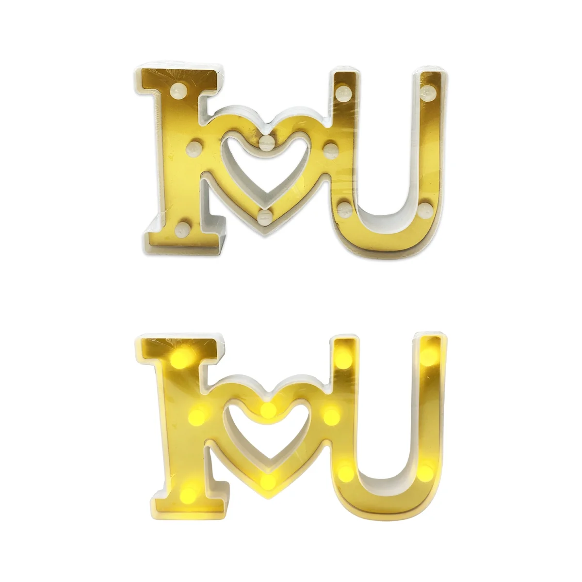 LAMPARA DECORATIVA FONDO DORADO LUZ CALIDA 25*16CM