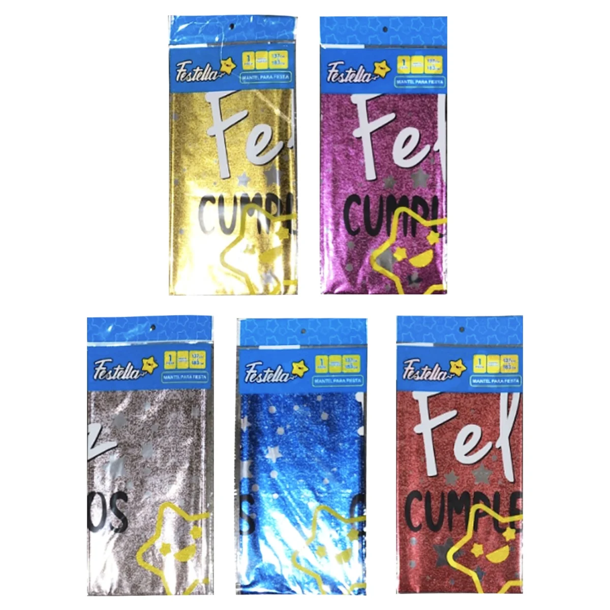 MANTEL PARA FIESTA F.C ESTRELLAS (PQTX12XCOL)