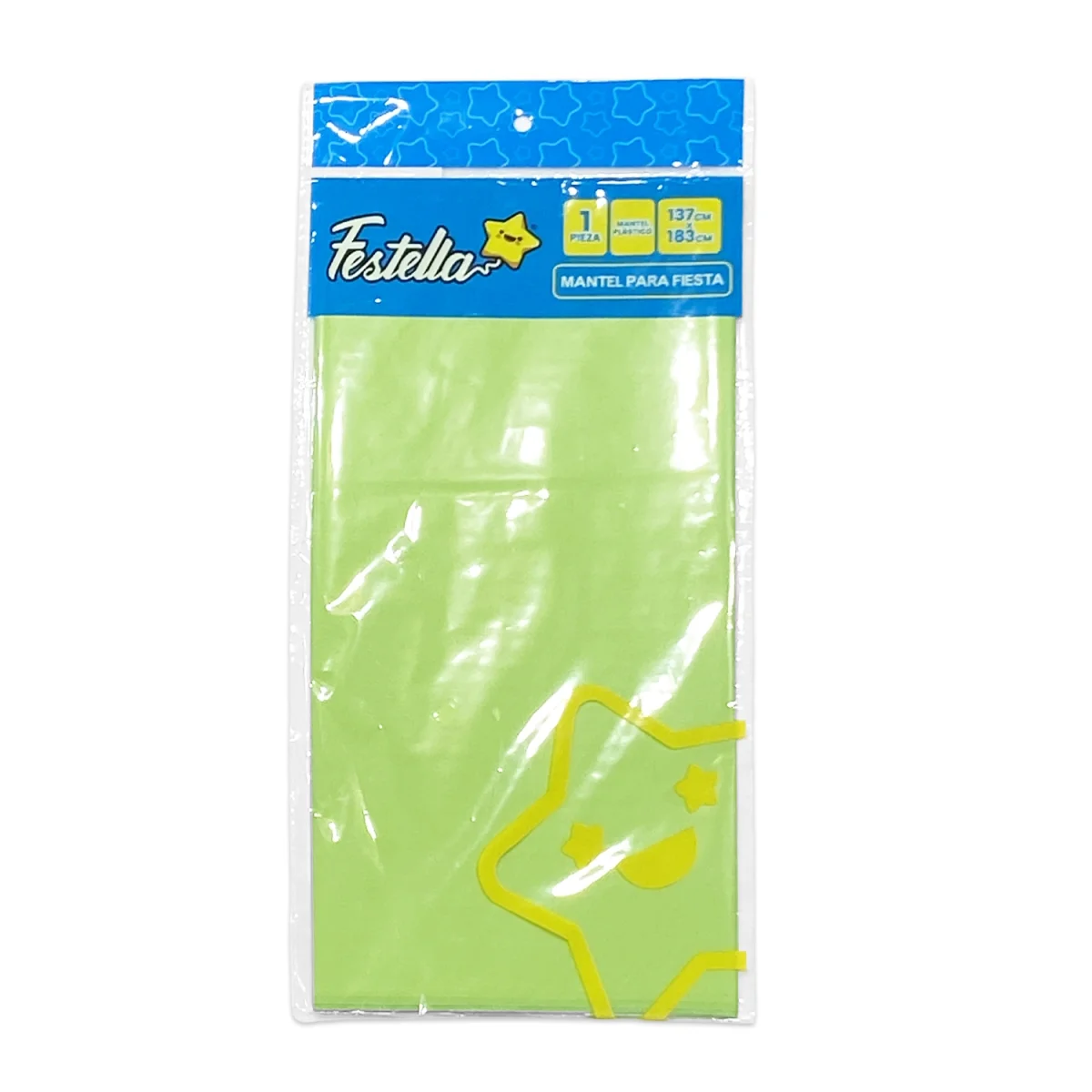 MANTEL PARA FIESTA LISO TURQUESA (PQTX12)